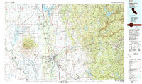 preview thumbnail of historical topo map of Yuba City, CA in 1993