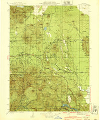 preview thumbnail of historical topo map of Siskiyou County, CA in 1939