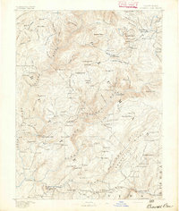 1891 Map of Bidwell Bar