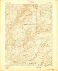 1893 Map of Plumas County, CA