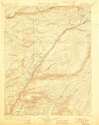1901 Map of Big Trees