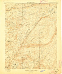 1901 Map of Big Trees, 1905 Print