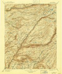 preview thumbnail of historical topo map of Tuolumne County, CA in 1901