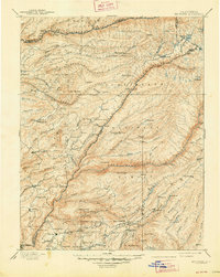 preview thumbnail of historical topo map of Tuolumne County, CA in 1901