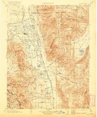 1913 Map of Bishop, 1920 Print