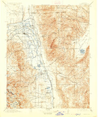 1913 Map of Bishop, 1926 Print