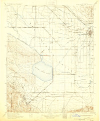 1912 Map of Buena Vista Lake, 1929 Print