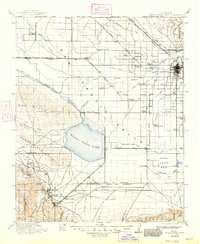 1912 Map of Buena Vista Lake, 1947 Print