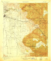 1914 Map of Caliente