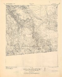 preview thumbnail of historical topo map of San Diego County, CA in 1931
