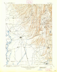 1895 Map of Chico, CA, 1948 Print