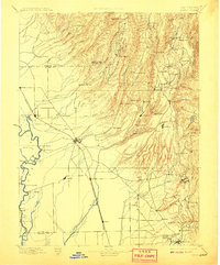 1895 Map of Chico, 1908 Print
