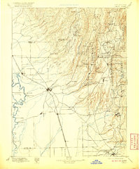 1895 Map of Chico, 1920 Print