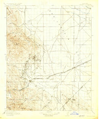 1912 Map of Coalinga, 1925 Print