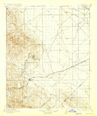 1912 Map of Coalinga, 1930 Print