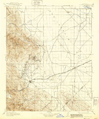 1912 Map of Coalinga, 1939 Print