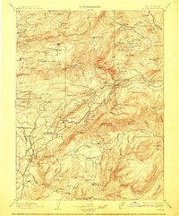 1902 Map of Colfax, 1910 Print