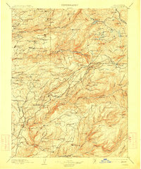 1902 Map of Colfax, 1914 Print