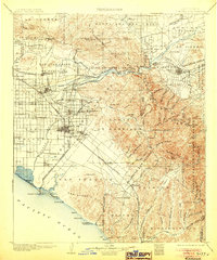 Download a high-resolution, GPS-compatible USGS topo map for Corona, CA (1905 edition)
