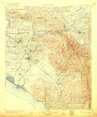 Download a high-resolution, GPS-compatible USGS topo map for Corona, CA (1920 edition)