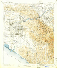 Download a high-resolution, GPS-compatible USGS topo map for Corona, CA (1939 edition)