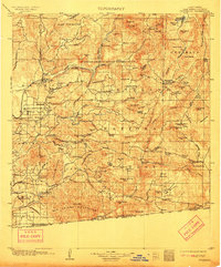 1903 Map of Cuyamaca, 1912 Print