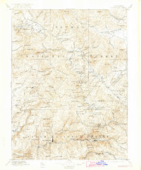 Download a high-resolution, GPS-compatible USGS topo map for Downieville, CA (1922 edition)