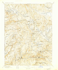 Download a high-resolution, GPS-compatible USGS topo map for Downieville, CA (1932 edition)