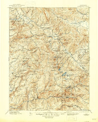 Download a high-resolution, GPS-compatible USGS topo map for Downieville, CA (1946 edition)