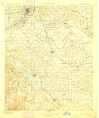 1901 Map of Elsinore, 1909 Print