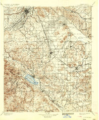 Download a high-resolution, GPS-compatible USGS topo map for Elsinore, CA (1936 edition)