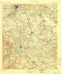 preview thumbnail of historical topo map of Riverside County, CA in 1901