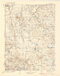 preview thumbnail of historical topo map of Lassen County, CA in 1939