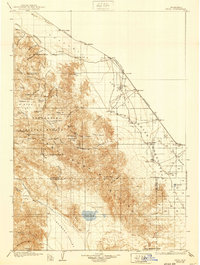 1904 Map of Indio, 1939 Print