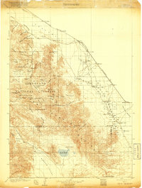 1904 Map of Indio, 1917 Print