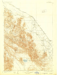 1904 Map of Indio, 1930 Print