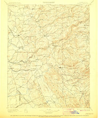 1902 Map of Jackson, 1906 Print