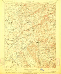1902 Map of Jackson, 1911 Print