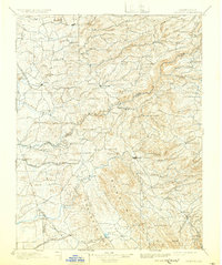 1902 Map of Jackson, 1932 Print