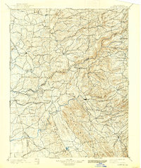 1902 Map of Jackson, 1938 Print