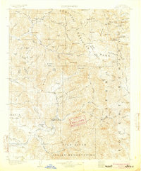 1904 Map of Tulare County, CA