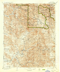 Download a high-resolution, GPS-compatible USGS topo map for Kaweah, CA (1934 edition)