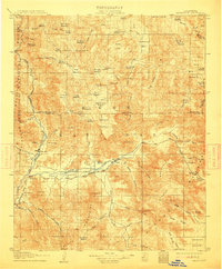 1908 Map of Kernville, 1912 Print