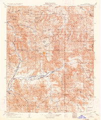 1908 Map of Kernville, 1934 Print