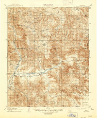 1908 Map of Kernville, 1946 Print