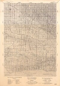 1905 Map of Lompoc, 1941 Print