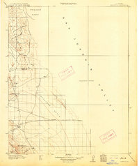1914 Map of Lost Hills