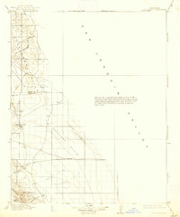 1914 Map of Lost Hills, 1938 Print