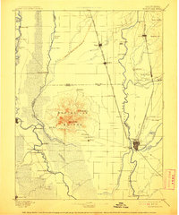 1895 Map of Marysville, 1911 Print
