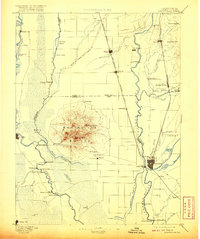 1895 Map of Marysville, 1920 Print